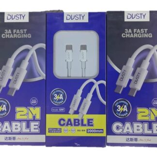 6942174880009 CABLE USB S29T CC 2M 3A DUSTY CABLES/CARGADORES doble ()