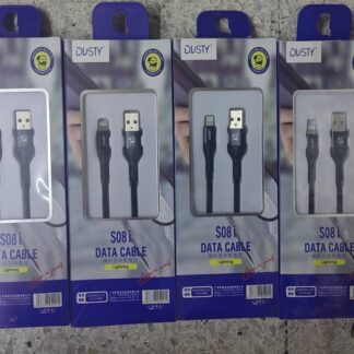 6973707052914 CABLE USB S08i Ip 1M DUSTY CABLES/CARGADORES doble ()