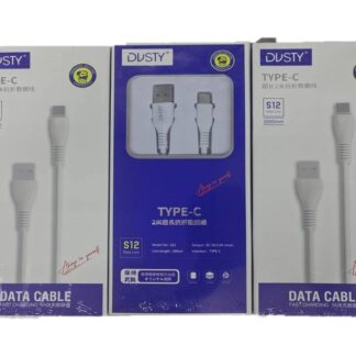6973707053430 CABLE USB S12 TIPO C 2M DUSTY CABLES/CARGADORES doble ()