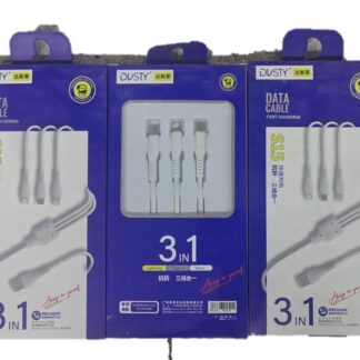 6973707053454 CABLE USB S15 3 EN 1 DUSTY CABLES/CARGADORES doble ()