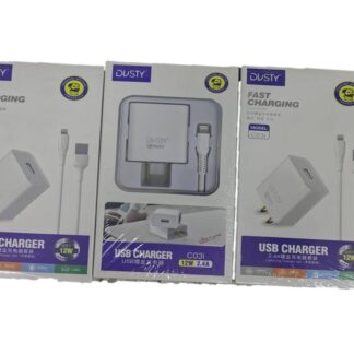 6973707053683 CARGADOR C03i CON CABLE IP DUSTY CABLES/CARGADORES doble ()