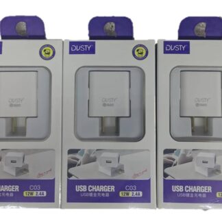 6973707053652 CUBO C03 SIN CABLE 12W 2.4A DUSTY CABLES/CARGADORES doble ()