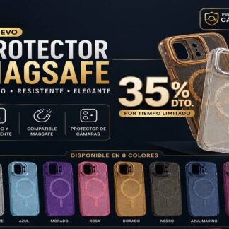 IPHONE 15 PRO     MAGSAFE CON GLITTER NEGRO  ()