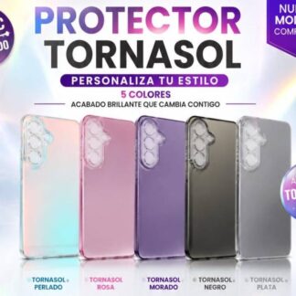 IPHONE 15 PRO MAX PROTECTOR TORNASOL ROSA  ()